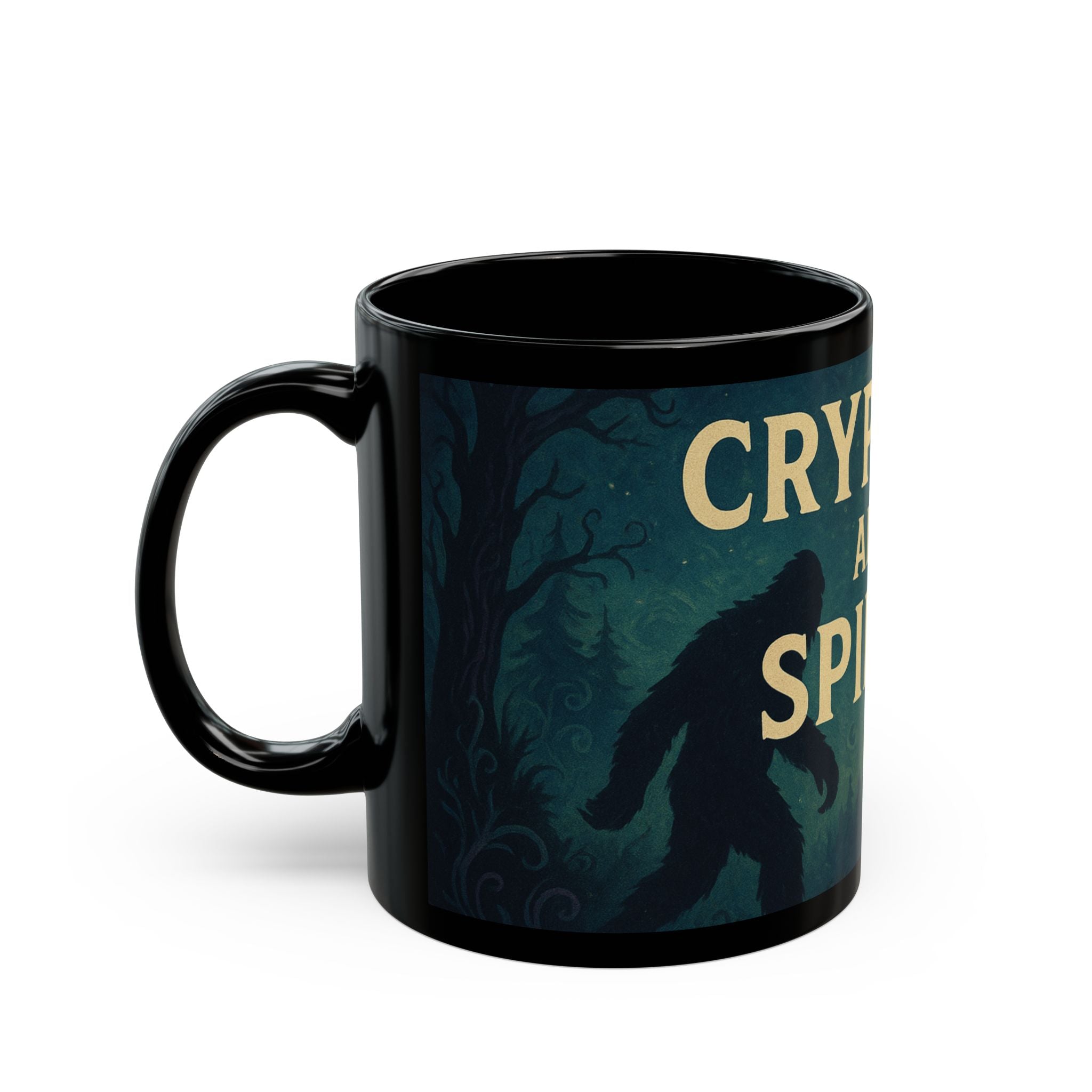 Cryptids and Spirits Mug - Perfect for Halloween, Coffee Lovers, Paranormal Enthusiasts, Gift Ideas, 11oz or 15oz