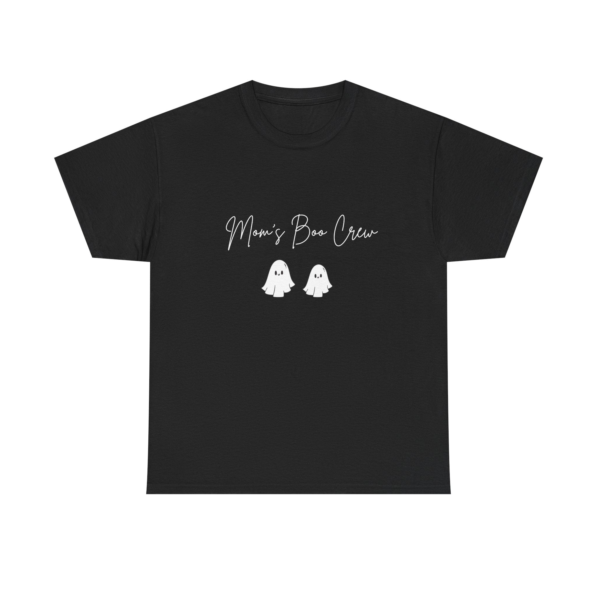 Mom's Boo Crew (2 Boos)Unisex Heavy Cotton Tee